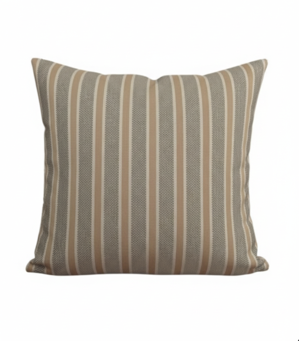 Vintage Kravet Stripe Woven Cushion Cover