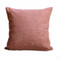 Rose Mauve Swirl Woven Cotton Cushion Cover