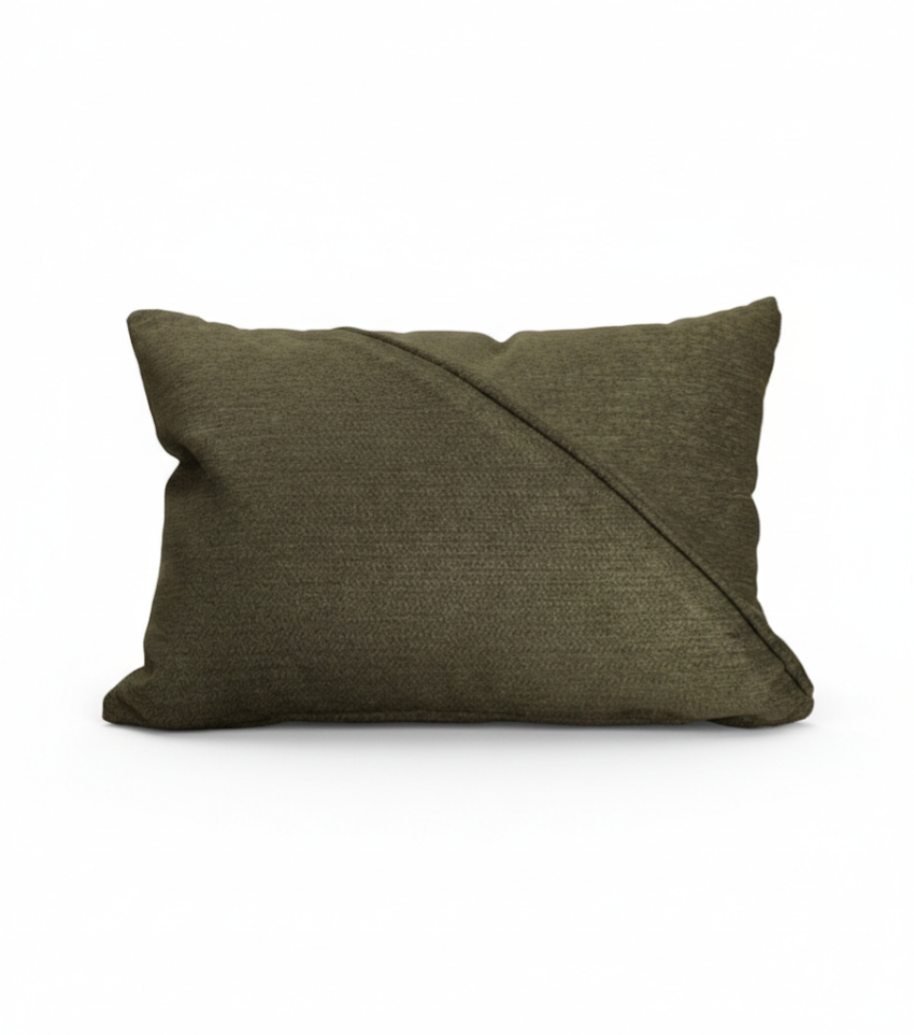 Vintage Sanderson Upholstery Fabric Moss Green Cushion Cover