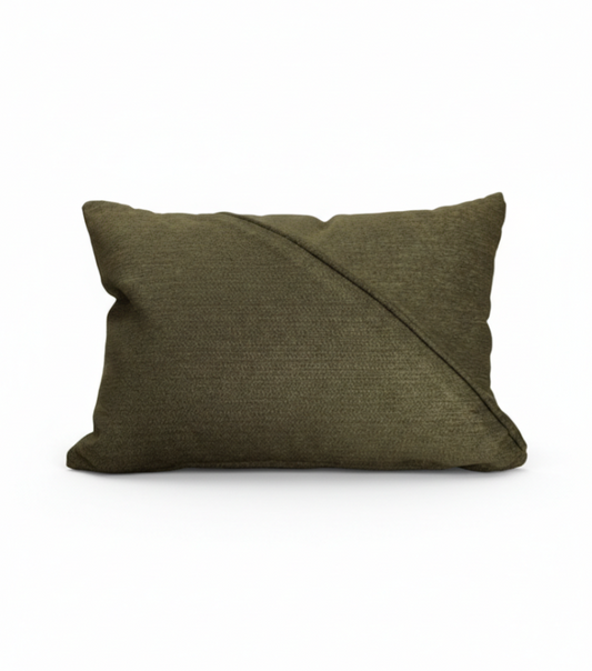 Vintage Sanderson Upholstery Fabric Moss Green Cushion Cover
