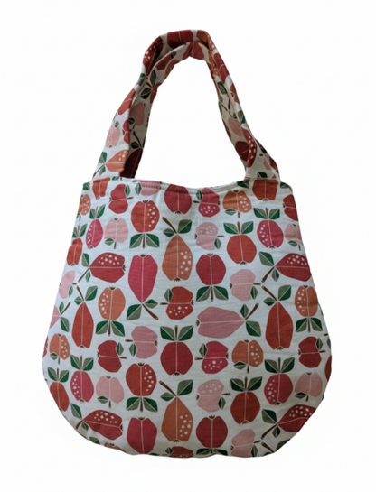 Egg Shape Tote Bag - Apple Red