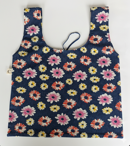Foldable Tote Bag - Daisy field