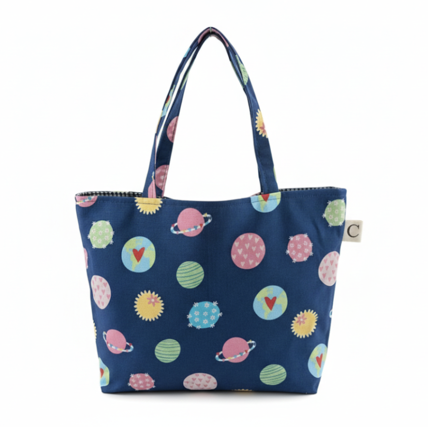Mini Tote Bag - Beautiful Planet