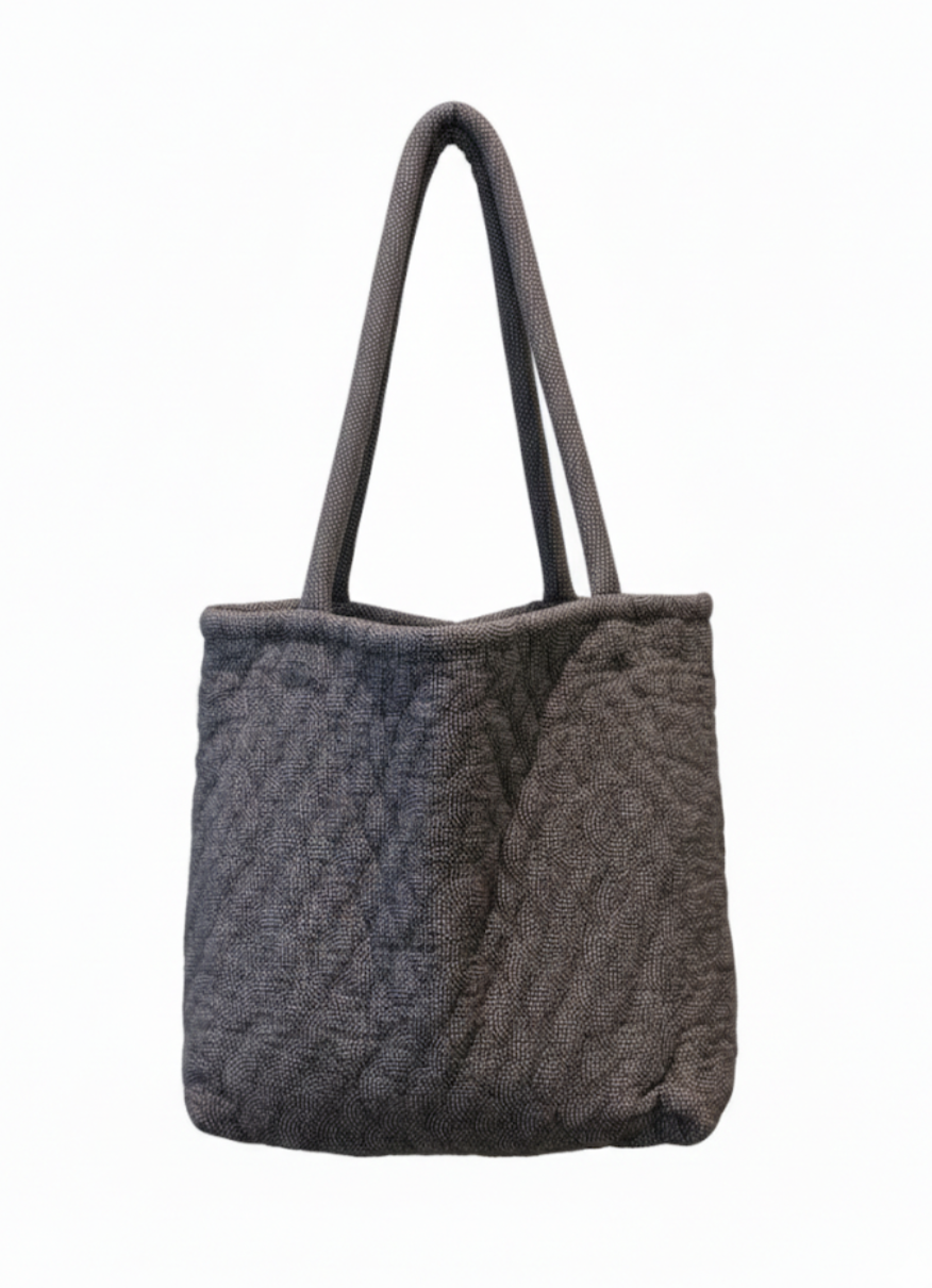 Sashiko Quilted Tote Bag