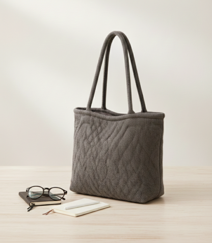 Sashiko Quilted Tote Bag