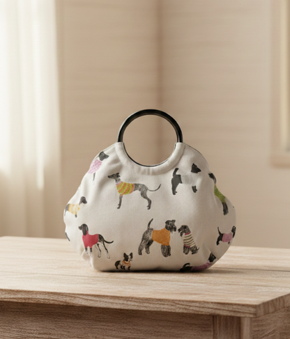 Resin Handle Bag - Dog Party