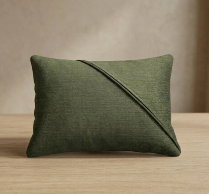 Vintage Sanderson Upholstery Fabric Moss Green Cushion Cover