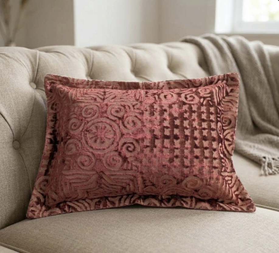 Italian Chenille Florentine Sunset Sham Cushion Cover