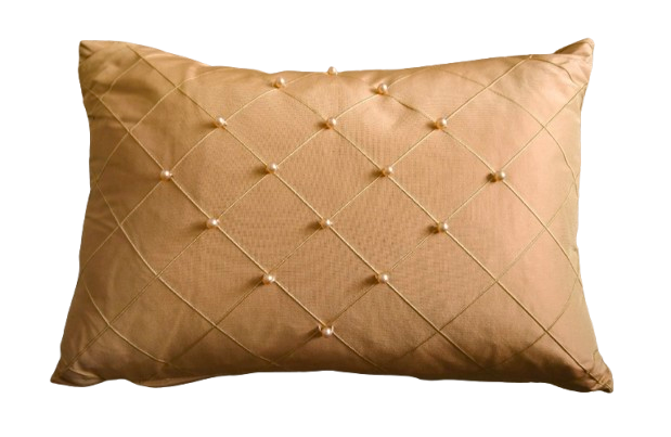 Vintage Kravet with Hand-stitched Genuine Pearls