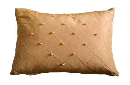 Vintage Kravet with Hand-stitched Genuine Pearls